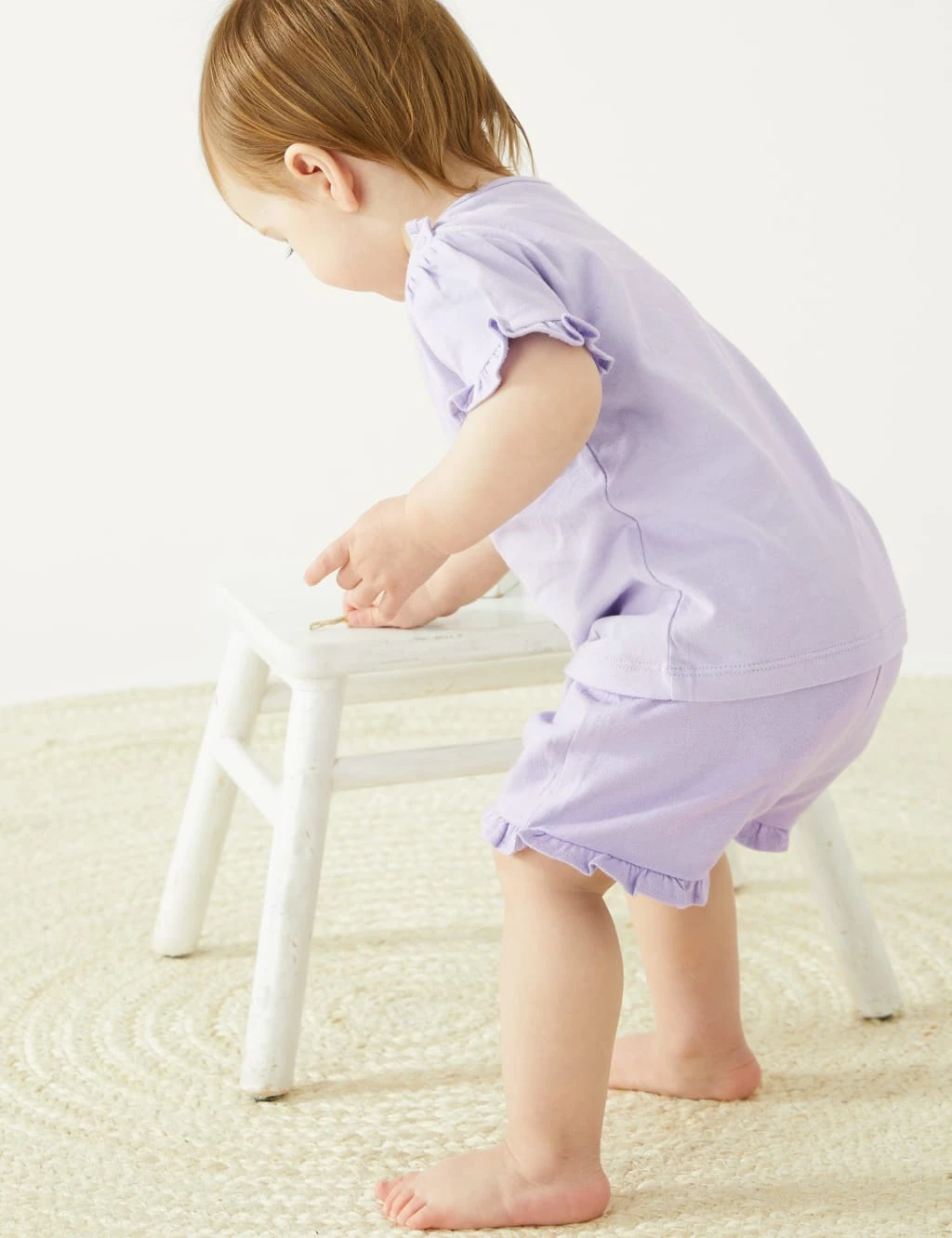 Pure Cotton Frill Shorts (0-3 Yrs) 5 Pure Cotton Frill Shorts (0-3 Yrs) - Image 5