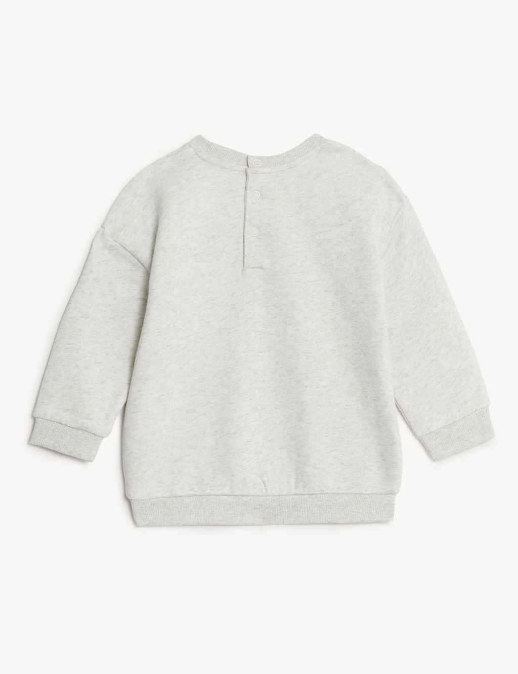 Cotton Rich Smile Slogan Sweater (0-3 Yrs) 2 Cotton Rich Smile Slogan Sweater (0-3 Yrs) - Image 2