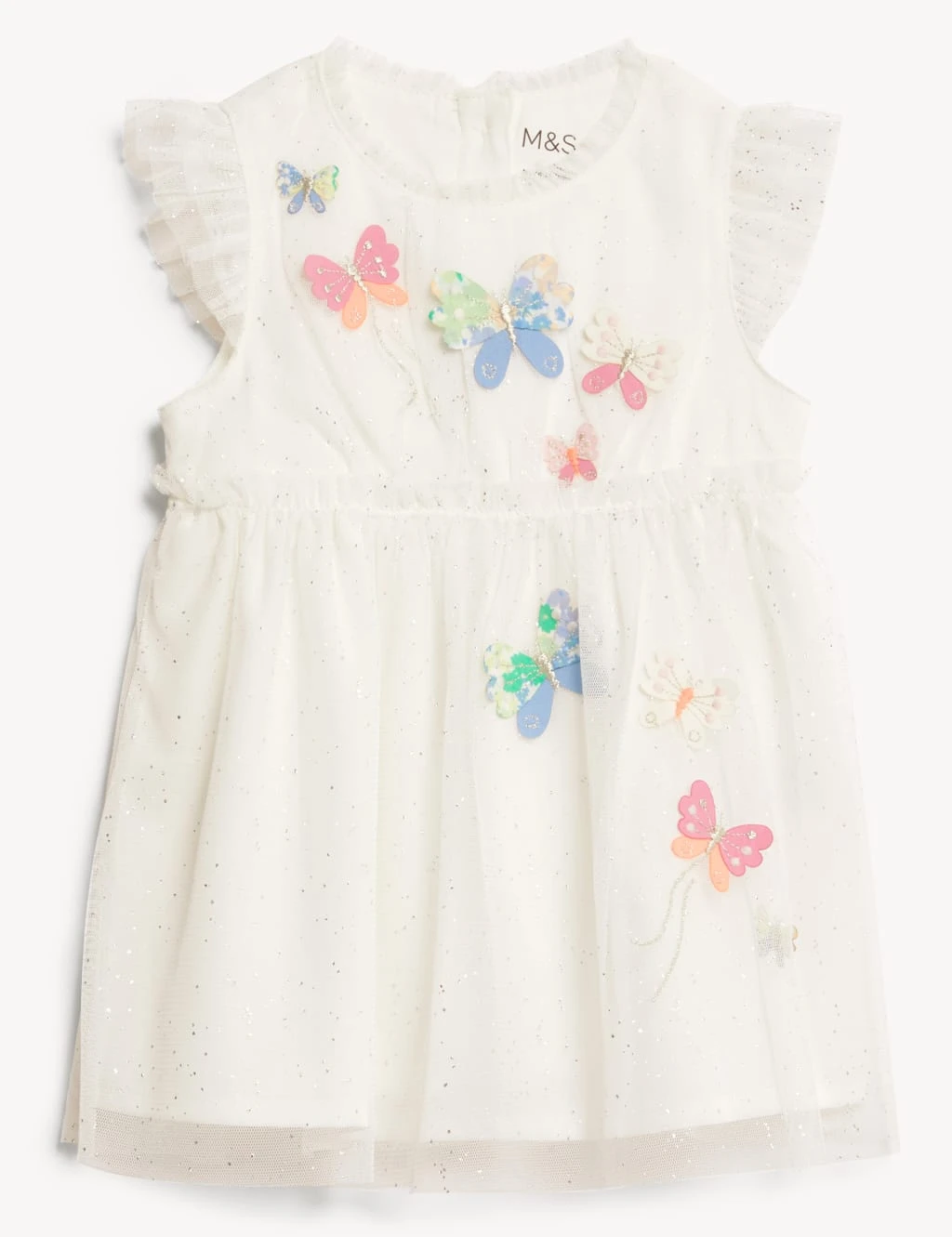 Glitter Butterfly Tulle Dress (0-3 Yrs) 1 Glitter Butterfly Tulle Dress (0-3 Yrs)