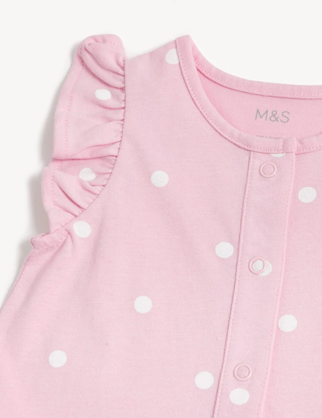 Pure Cotton Spot Romper (0-3 Yrs) 5 Pure Cotton Spot Romper (0-3 Yrs) - Image 5