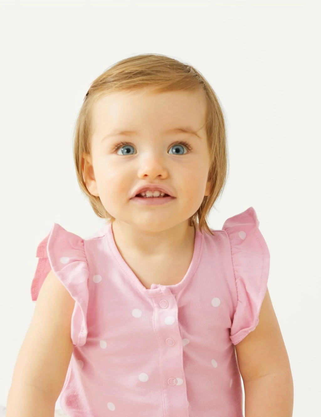 Pure Cotton Spot Romper (0-3 Yrs) 7 Pure Cotton Spot Romper (0-3 Yrs) - Image 7