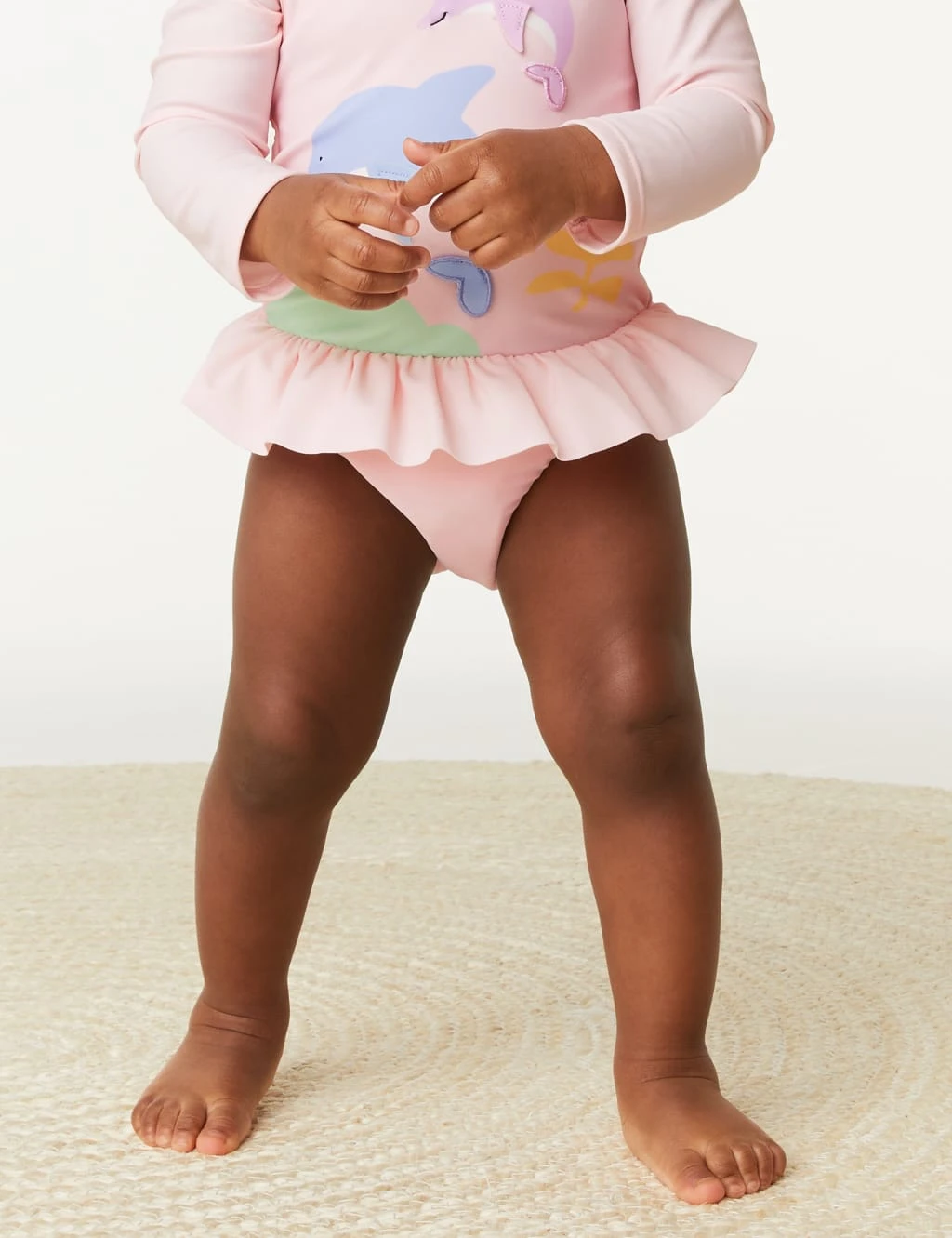 Dolphin Long Sleeve Swimsuit (0-3 Yrs) 5 Dolphin Long Sleeve Swimsuit (0-3 Yrs) - Image 5