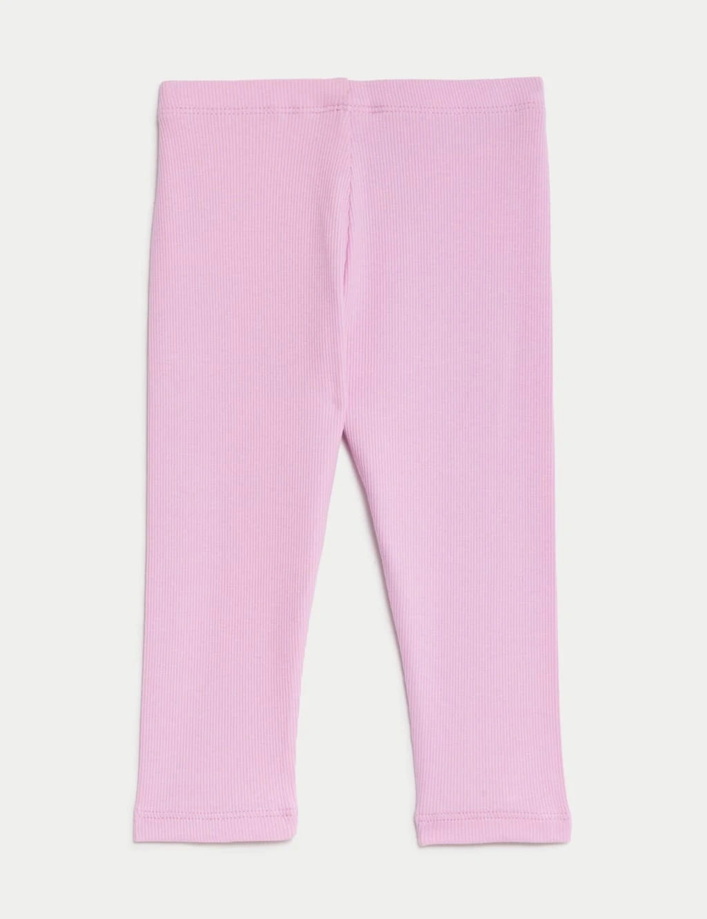 Cotton Rich Ribbed Leggings (0-3 Yrs) 2 Cotton Rich Ribbed Leggings (0-3 Yrs) - Image 2