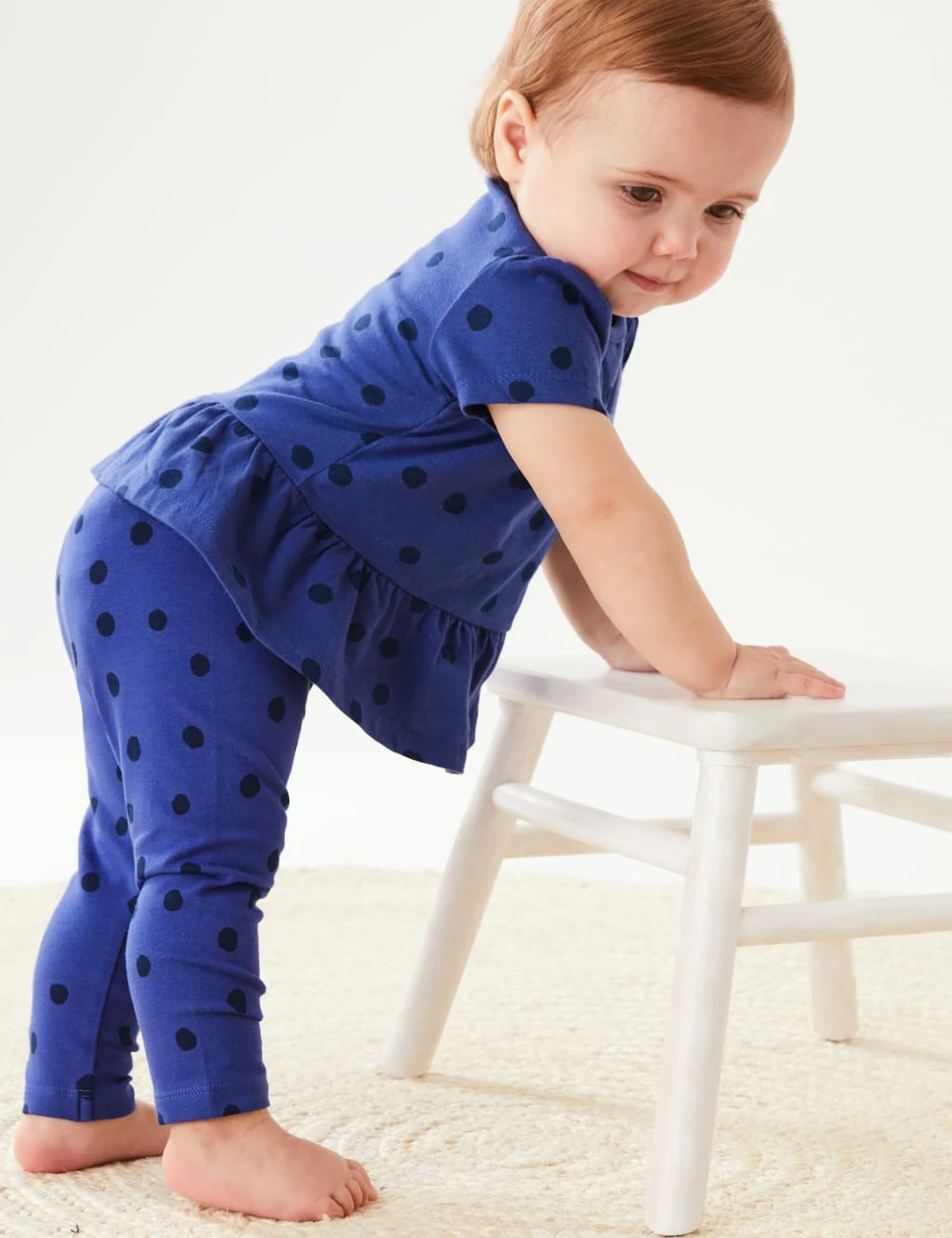 Cotton Rich Spot Leggings (0-3 Yrs) 1 Cotton Rich Spot Leggings (0-3 Yrs)