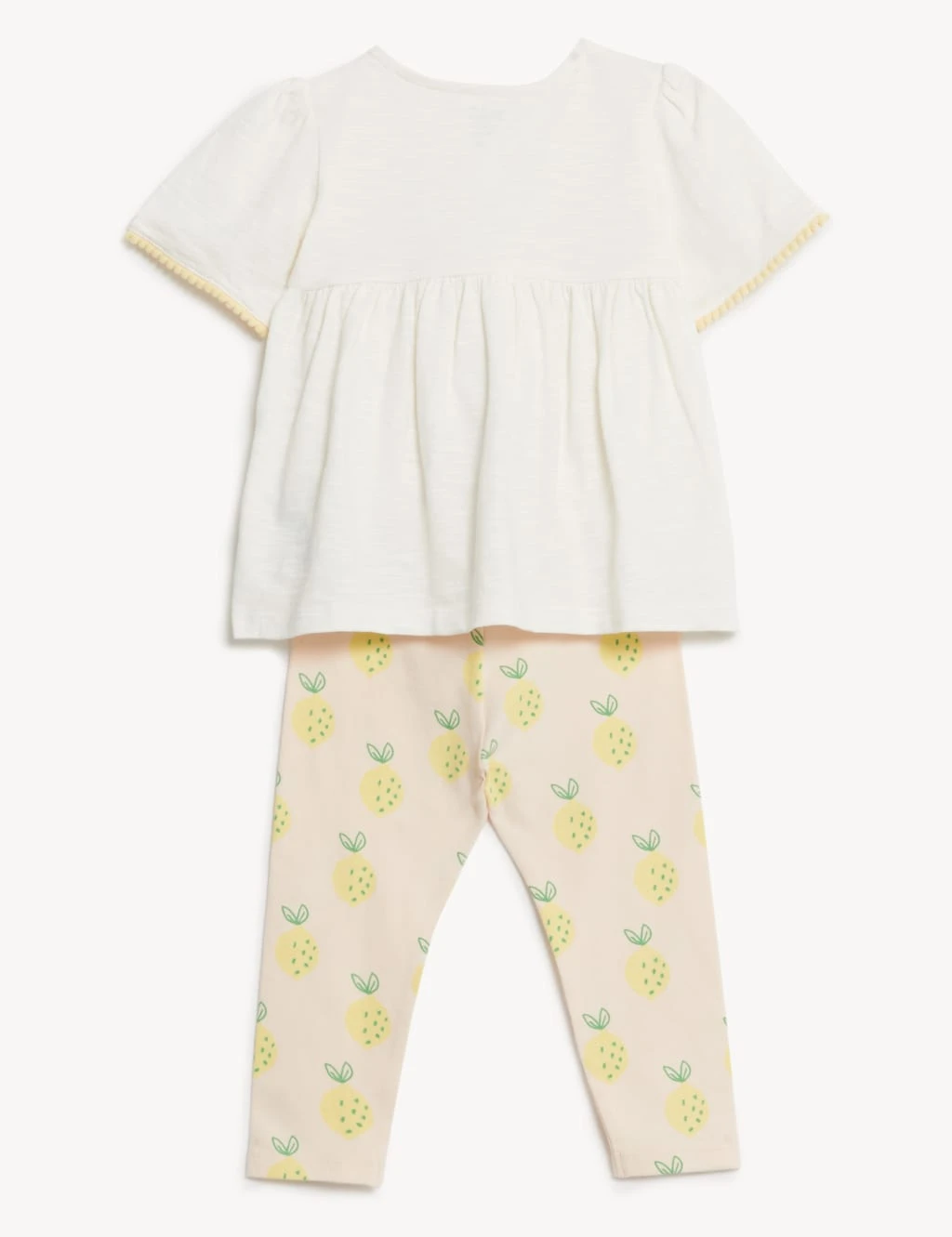 2pc Cotton Rich Lemon Outfit (0-3 Yrs) 3 2pc Cotton Rich Lemon Outfit (0-3 Yrs) - Image 3