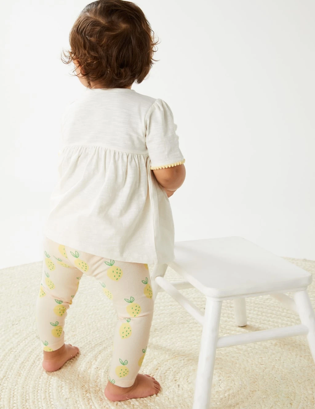 2pc Cotton Rich Lemon Outfit (0-3 Yrs) 8 2pc Cotton Rich Lemon Outfit (0-3 Yrs) - Image 8