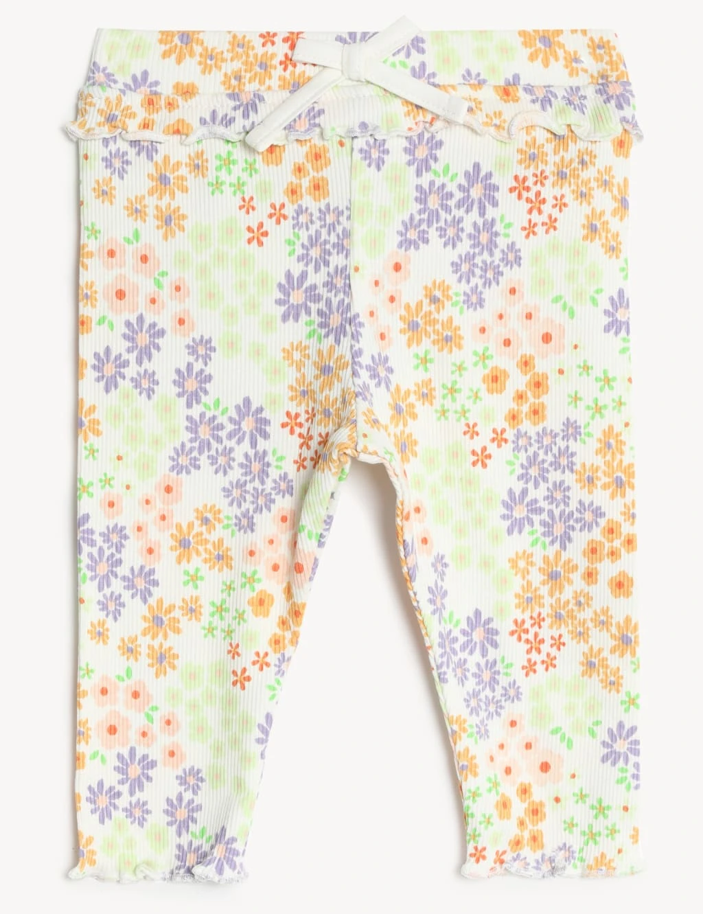 3pk Cotton Rich Assorted Leggings (0-3 Yrs) 2 3pk Cotton Rich Assorted Leggings (0-3 Yrs) - Image 2