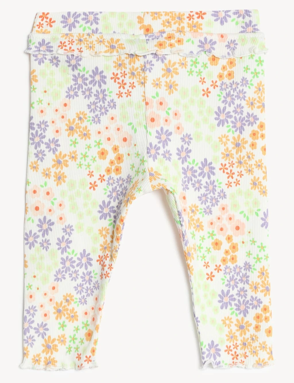 3pk Cotton Rich Assorted Leggings (0-3 Yrs) 5 3pk Cotton Rich Assorted Leggings (0-3 Yrs) - Image 5
