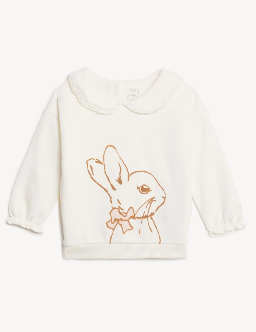Pure Cotton Peter Rabbit™ Flopsy Sweatshirt (0-3 Yrs) 1 Pure Cotton Peter Rabbit™ Flopsy Sweatshirt (0-3 Yrs)