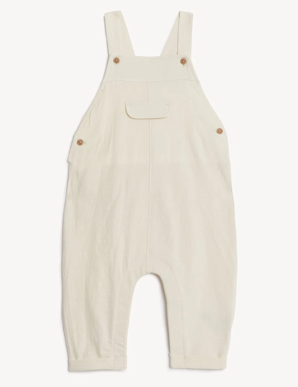 2pc Cotton Blend Dungarees Outfit (0-3 Yrs) 5 2pc Cotton Blend Dungarees Outfit (0-3 Yrs) - Image 5