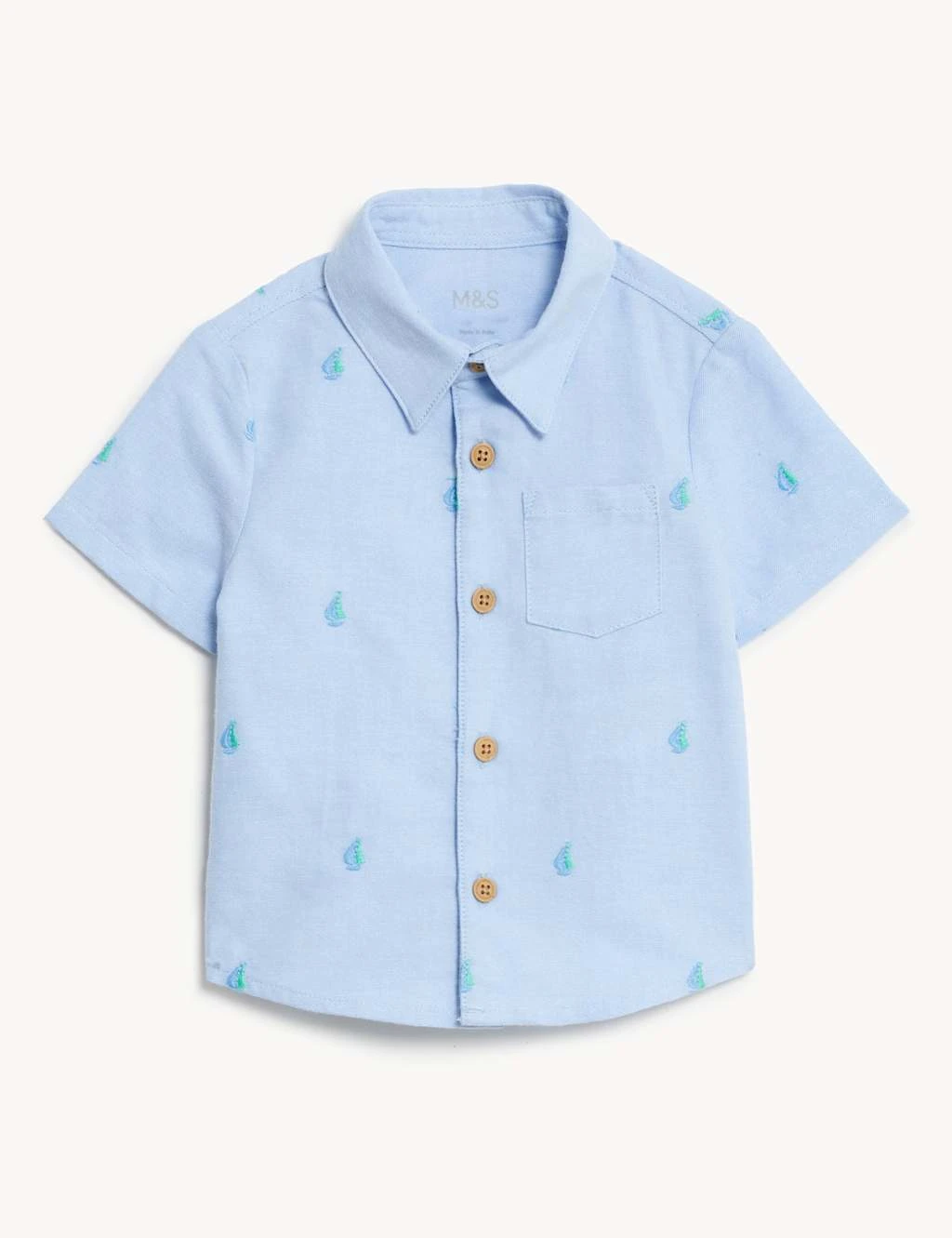 2pc Pure Cotton Boat Outfit (0-3 Yrs) 3 2pc Pure Cotton Boat Outfit (0-3 Yrs) - Image 3