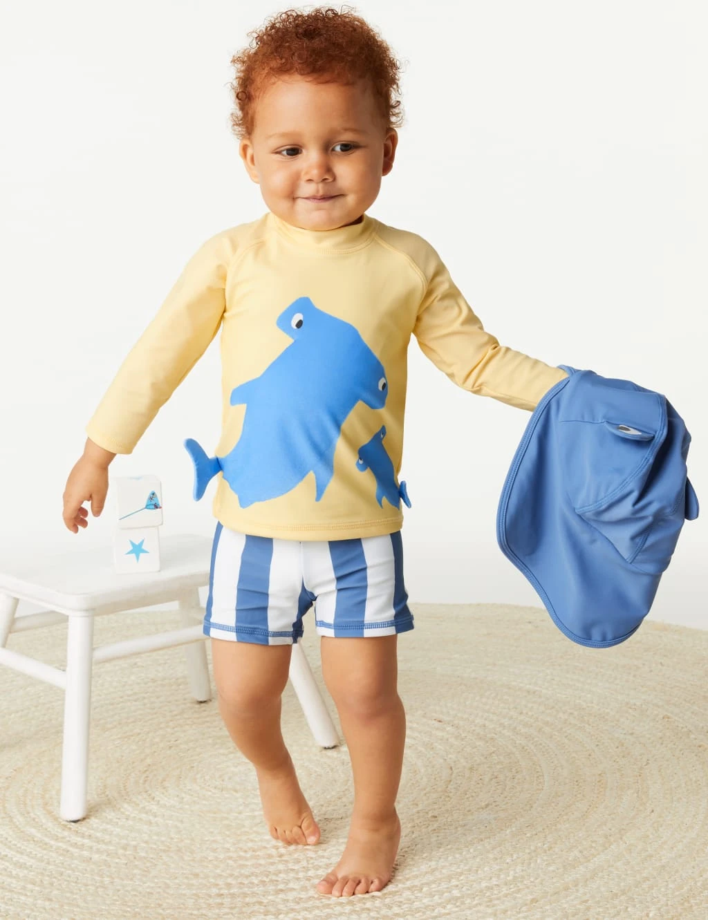 3pc Shark Swim Set (0-3 Yrs) 1 3pc Shark Swim Set (0-3 Yrs)