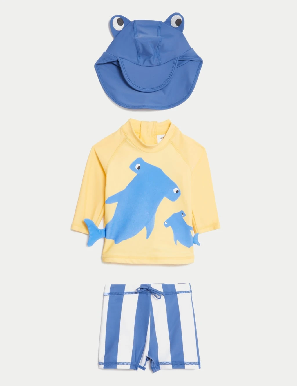 3pc Shark Swim Set (0-3 Yrs) 2 3pc Shark Swim Set (0-3 Yrs) - Image 2