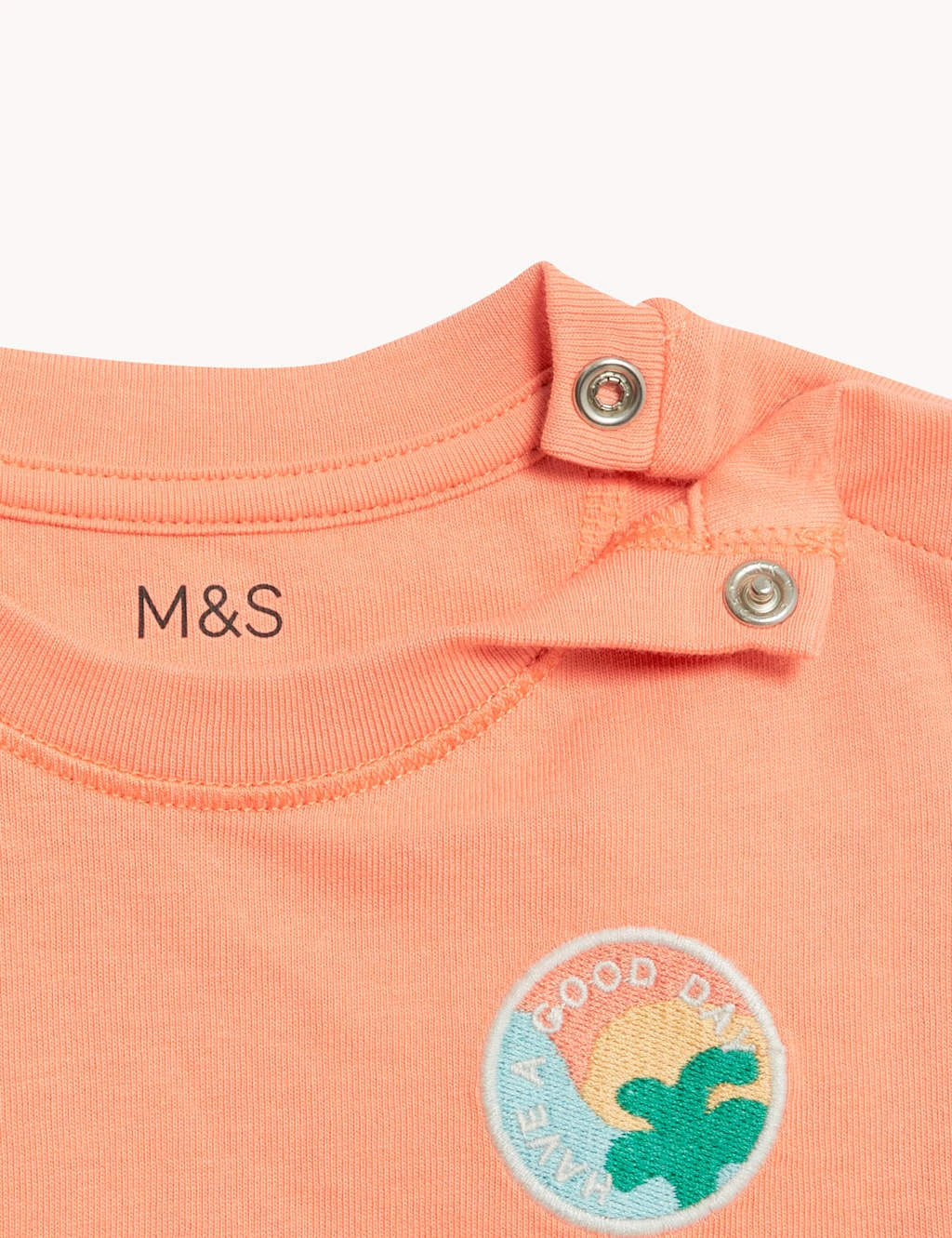 3pk Pure Cotton T-Shirts (0-3 Yrs) 3 3pk Pure Cotton T-Shirts (0-3 Yrs) - Image 3