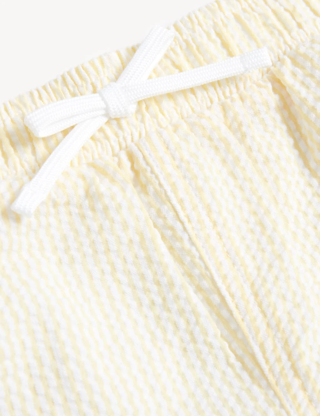 Cotton Blend Seersucker Swim Shorts (0-3 Yrs) 3 Cotton Blend Seersucker Swim Shorts (0-3 Yrs) - Image 3