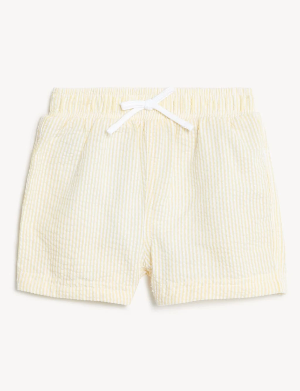 Cotton Blend Seersucker Swim Shorts (0-3 Yrs) 1 Cotton Blend Seersucker Swim Shorts (0-3 Yrs)