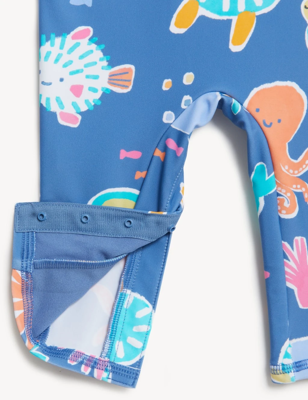2pc Sealife Swimsuit & Hat Set (0-3 Yrs) 5 2pc Sealife Swimsuit & Hat Set (0-3 Yrs) - Image 5