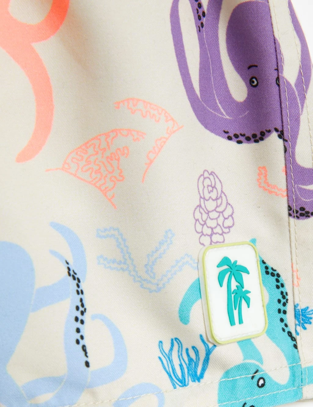 Octopus Print Swim Shorts (0 - 3 Yrs) 3 Octopus Print Swim Shorts (0 - 3 Yrs) - Image 3