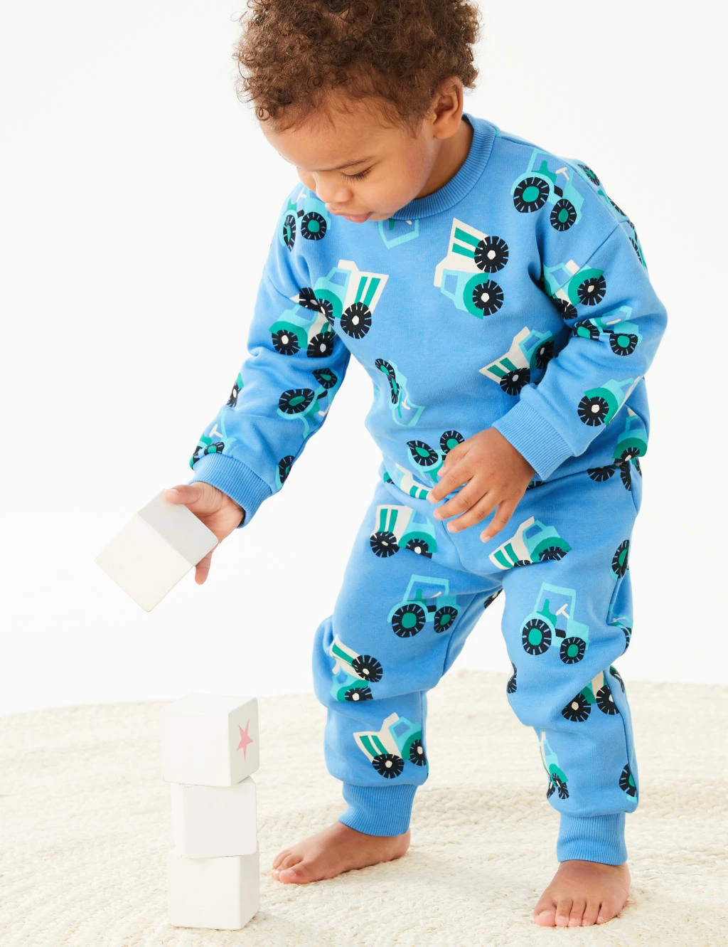 Cotton Rich Transport Joggers (0-3 Yrs) 1 Cotton Rich Transport Joggers (0-3 Yrs)