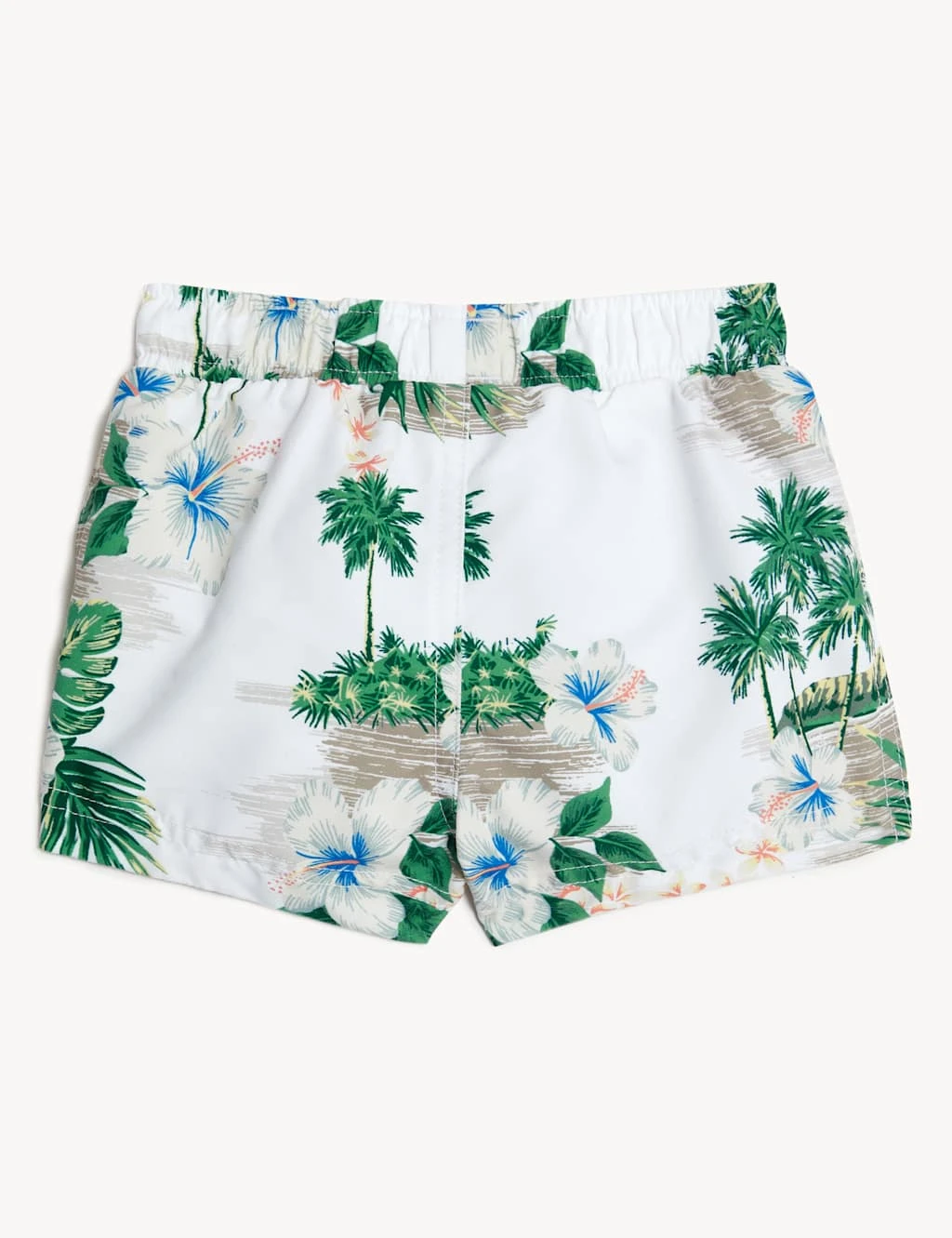 Mini Me Palm Tree Print Swim Shorts (0 - 3 Yrs) 2 Mini Me Palm Tree Print Swim Shorts (0 - 3 Yrs) - Image 2