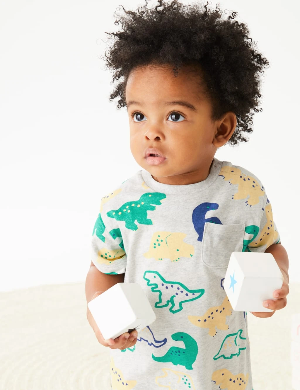 Pure Cotton Dinosaur Romper (0-3 Yrs) 6 Pure Cotton Dinosaur Romper (0-3 Yrs) - Image 6