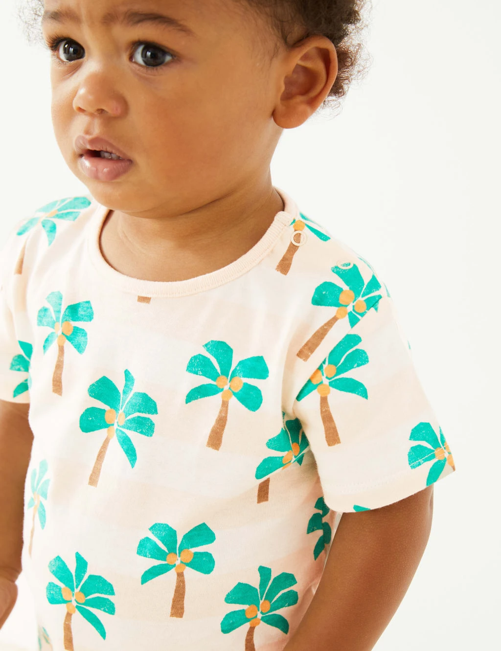 Pure Cotton Palm Tree T-Shirt (0-3 Yrs) 3 Pure Cotton Palm Tree T-Shirt (0-3 Yrs) - Image 3