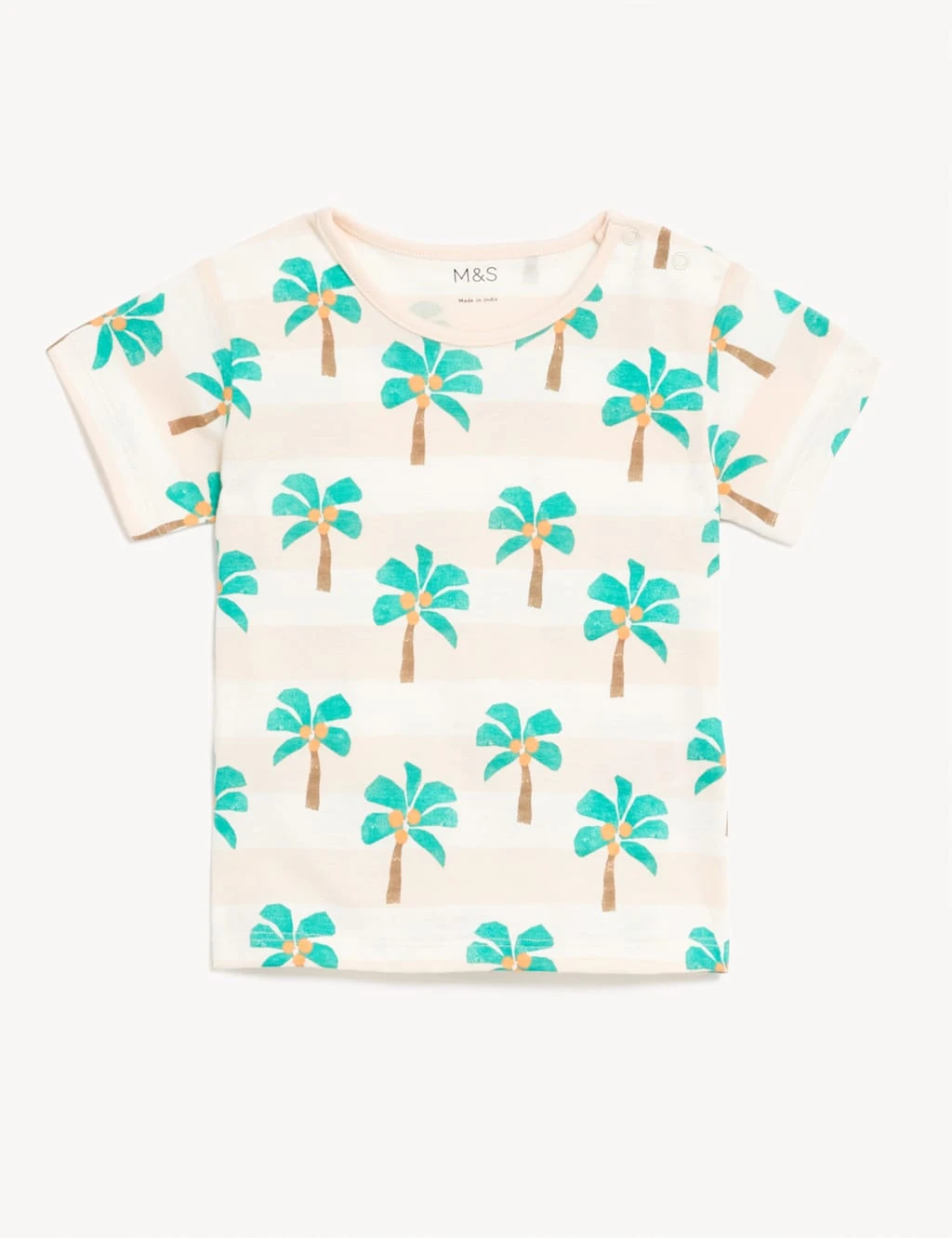 Pure Cotton Palm Tree T-Shirt (0-3 Yrs) 2 Pure Cotton Palm Tree T-Shirt (0-3 Yrs) - Image 2