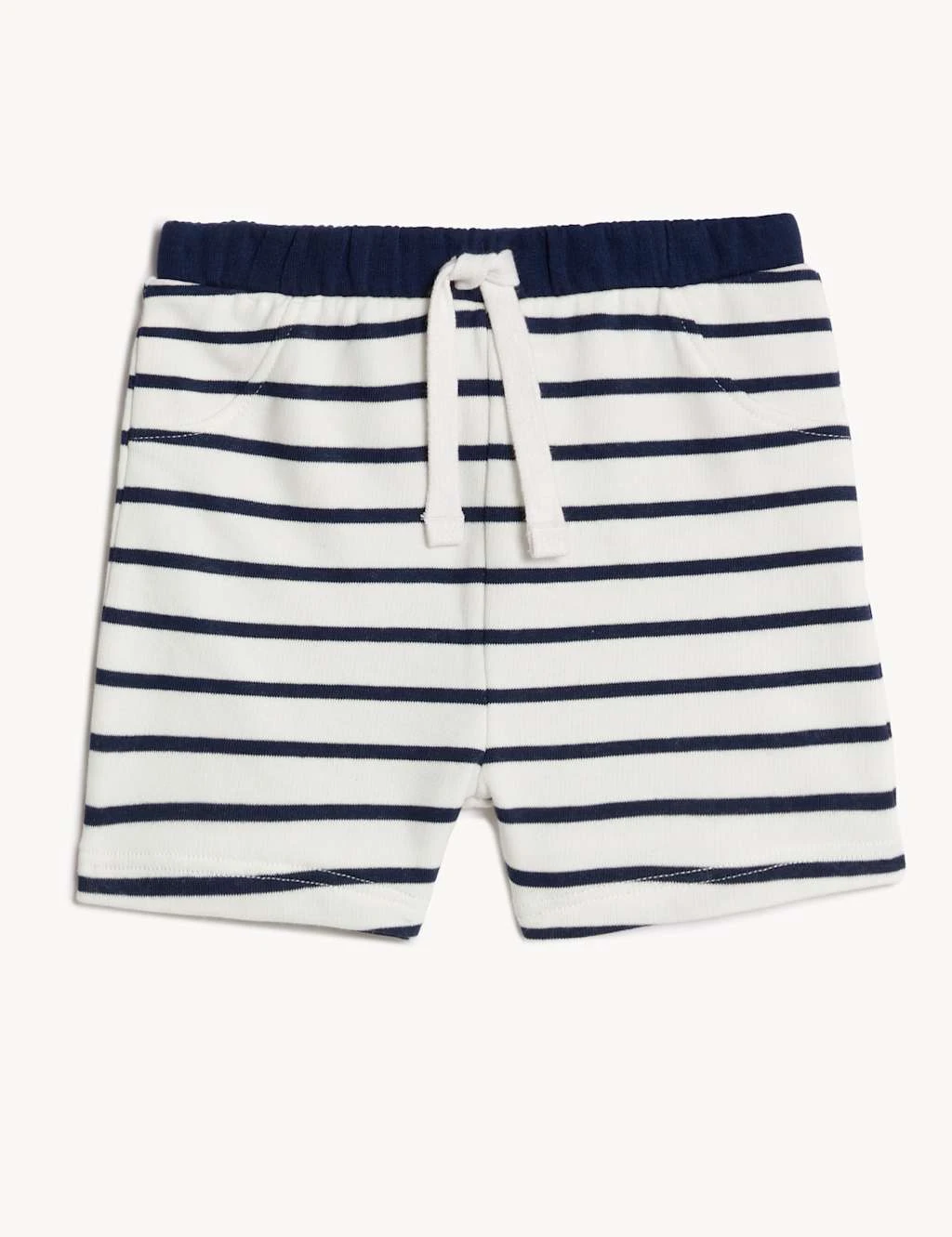 Cotton Rich Striped Shorts (0-3 Yrs) 2 Cotton Rich Striped Shorts (0-3 Yrs) - Image 2