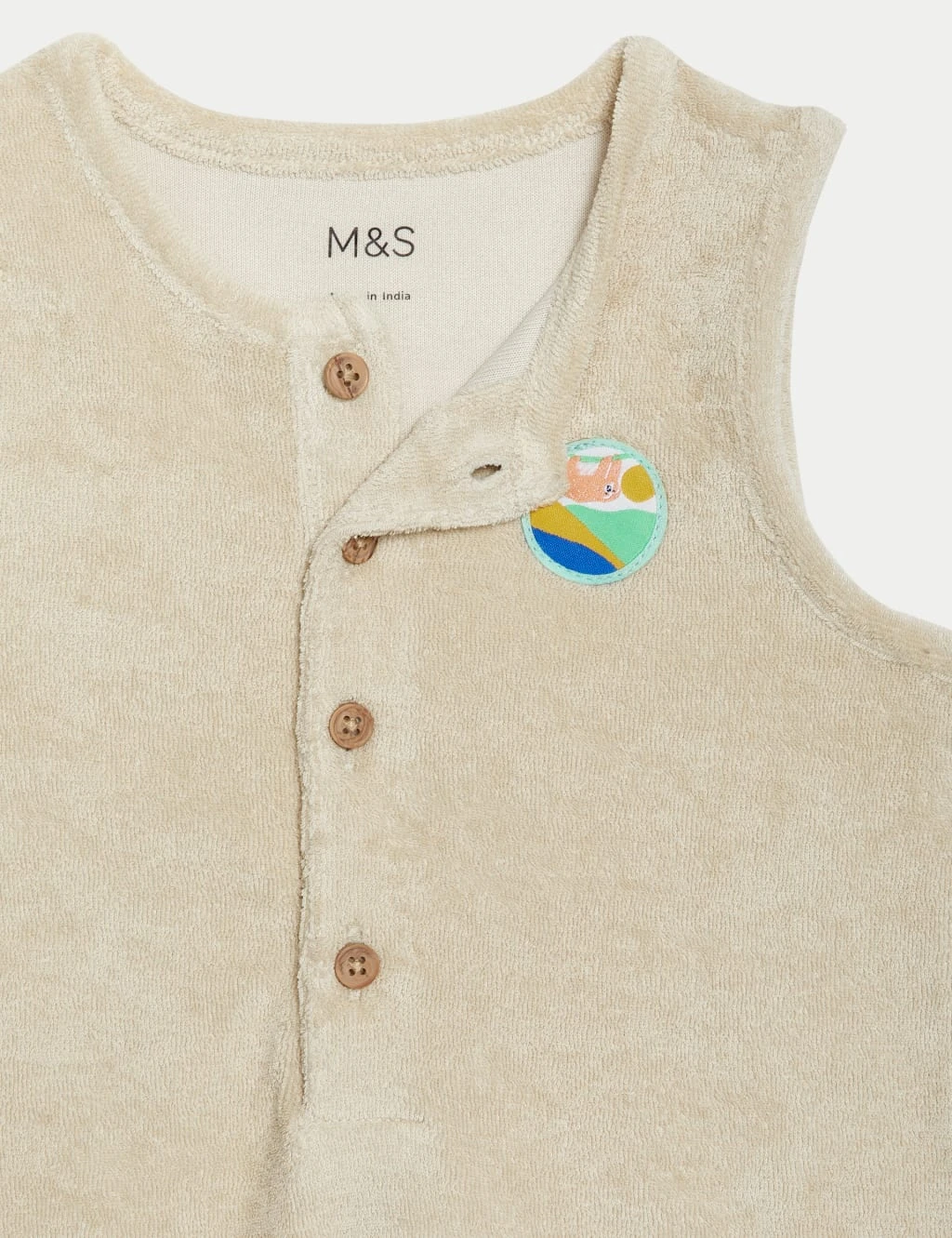 Cotton Rich Romper (0 - 3 Yrs) 4 Cotton Rich Romper (0 - 3 Yrs) - Image 4