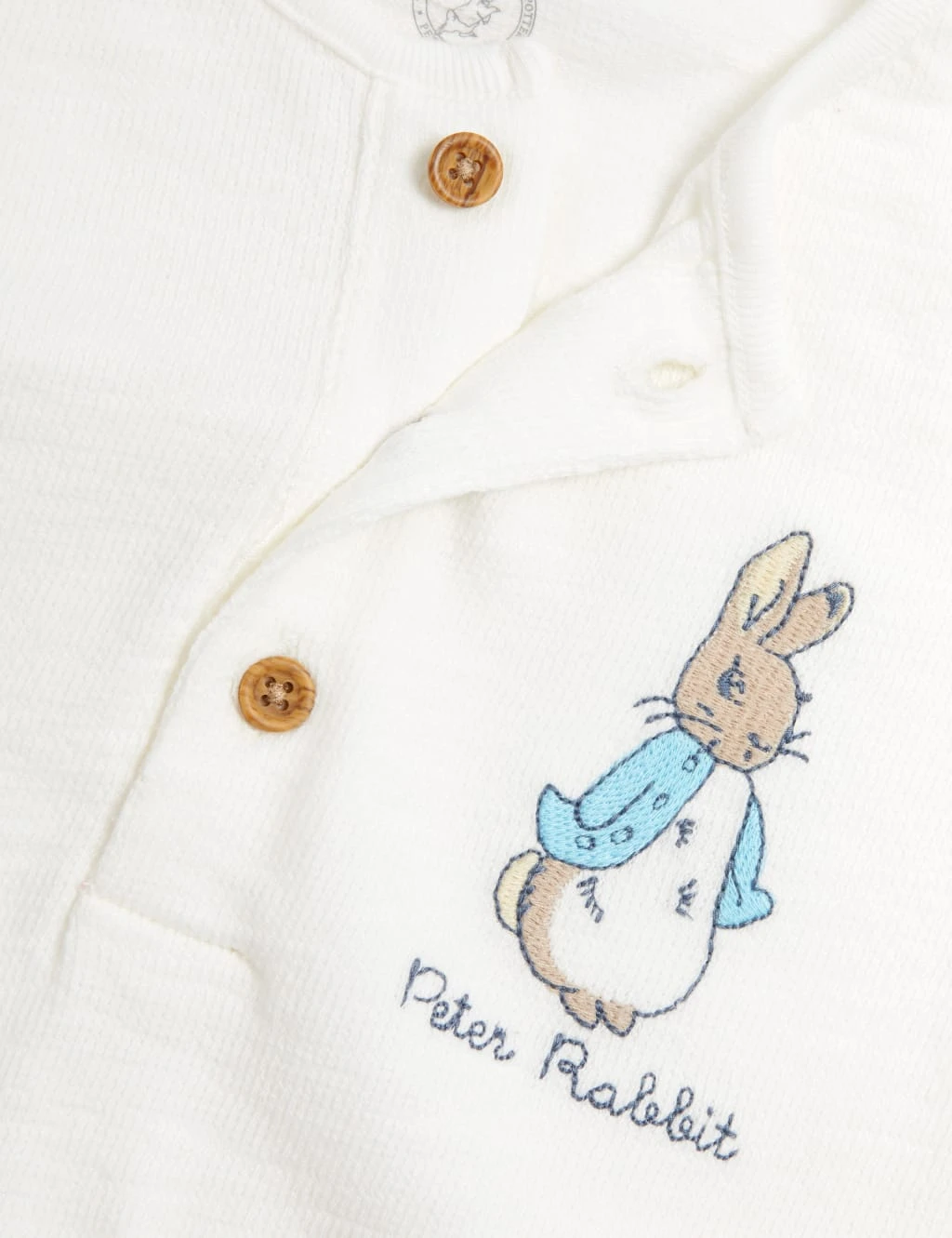 2pc Cotton Rich Peter Rabbit™ Outfit (0-3 Yrs) 6 2pc Cotton Rich Peter Rabbit™ Outfit (0-3 Yrs) - Image 6