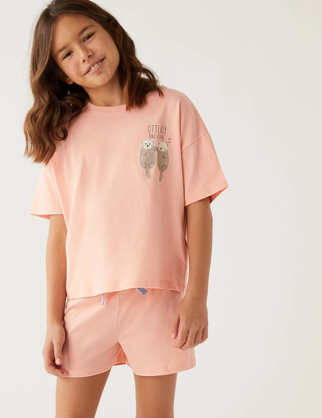 2pk Pure Cotton Otter Short Pyjama Sets (6-16 Yrs) 3 2pk Pure Cotton Otter Short Pyjama Sets (6-16 Yrs) - Image 3