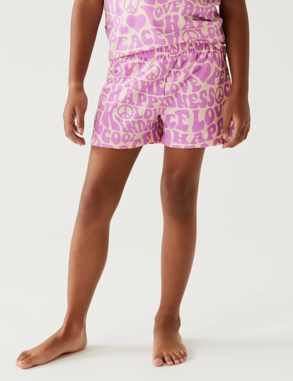 Cotton Rich Slogan Short Pyjama Set (7-16 Yrs) 4 Cotton Rich Slogan Short Pyjama Set (7-16 Yrs) - Image 4