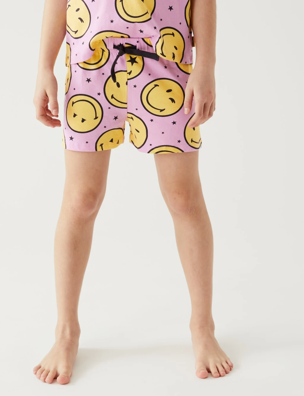 Pure Cotton SmileyWorld® Print Short Pyjama Set (6-16 Yrs) 4 Pure Cotton SmileyWorld® Print Short Pyjama Set (6-16 Yrs) - Image 4