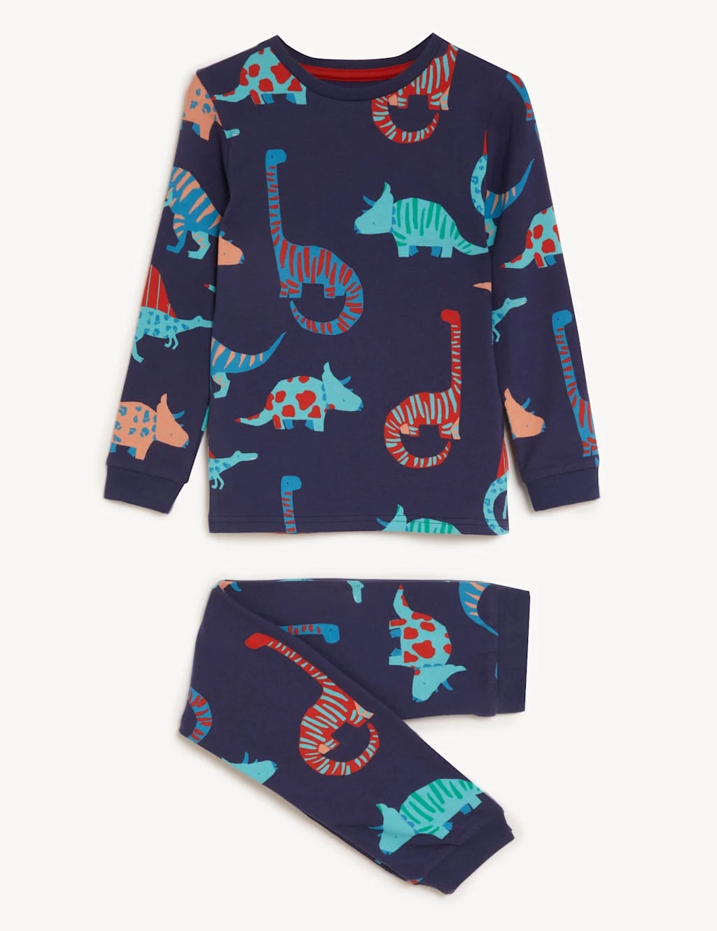Cotton Rich Dinosaur Pyjamas (12 Mths - 8 Yrs) 2 Cotton Rich Dinosaur Pyjamas (12 Mths - 8 Yrs) - Image 2