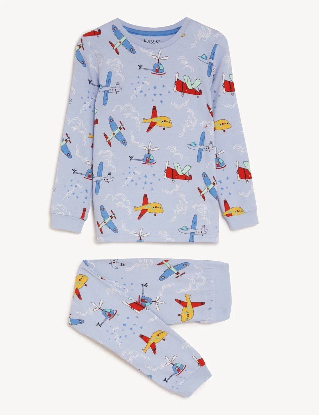 Cotton Rich Transport Pyjamas (1-8 Yrs) 2 Cotton Rich Transport Pyjamas (1-8 Yrs) - Image 2