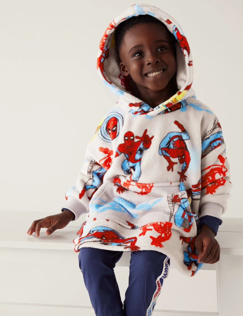 Spider-Man™ Oversized Hoodie (3-8 Yrs) 1 Spider-Man™ Oversized Hoodie (3-8 Yrs)