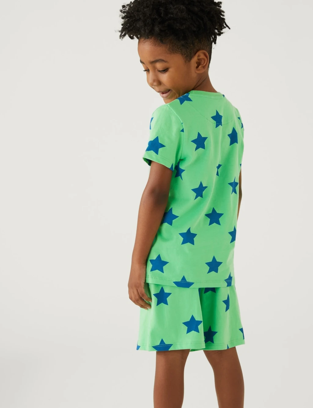 2pk Pure Cotton Printed Short Pyjama Sets (1-8 Yrs) 4 2pk Pure Cotton Printed Short Pyjama Sets (1-8 Yrs) - Image 4