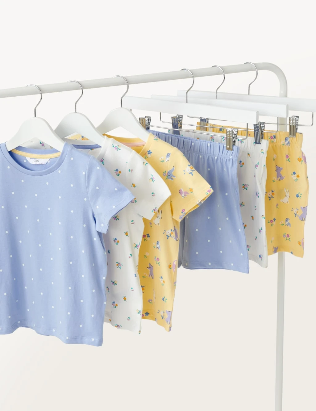 3pk Pure Cotton Patterned Short Pyjama Sets (1-8 Yrs) 1 3pk Pure Cotton Patterned Short Pyjama Sets (1-8 Yrs)