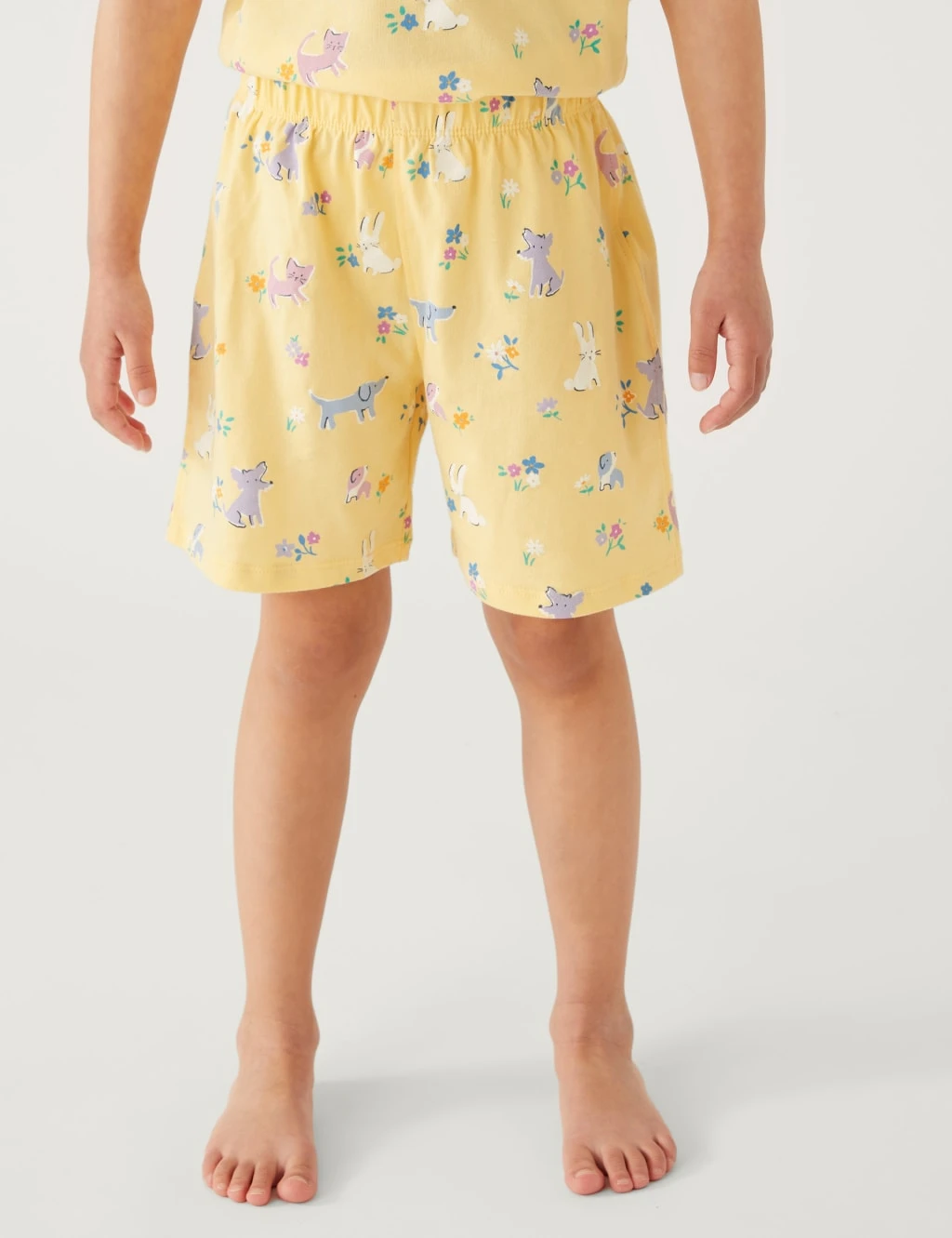 3pk Pure Cotton Patterned Short Pyjama Sets (1-8 Yrs) 4 3pk Pure Cotton Patterned Short Pyjama Sets (1-8 Yrs) - Image 4