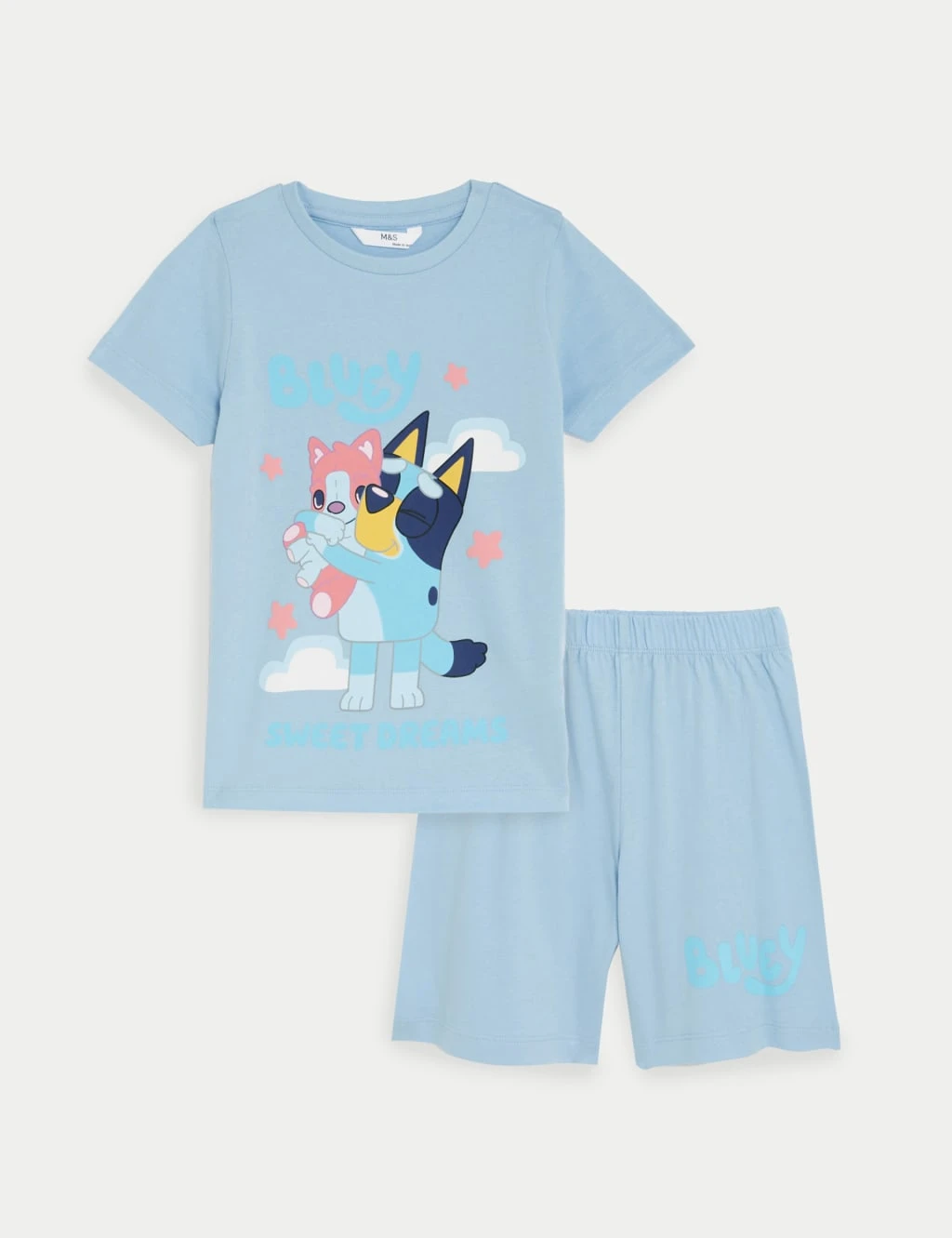 Pure Cotton Bluey™ Short Pyjama Set (1-7 Yrs) 1 Pure Cotton Bluey™ Short Pyjama Set (1-7 Yrs)