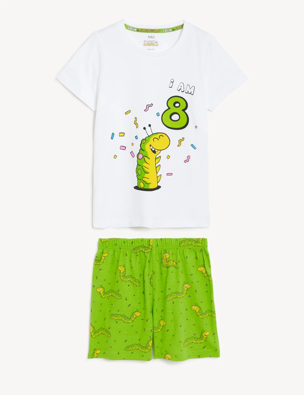 Pure Cotton Colin The Caterpillar™ Birthday Pyjamas (7-9 Yrs) 2 Pure Cotton Colin The Caterpillar™ Birthday Pyjamas (7-9 Yrs) - Image 2