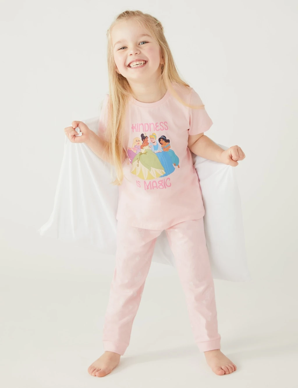 Disney Princess™ Kindness Slogan Pyjamas (2-10 Yrs) 1 Disney Princess™ Kindness Slogan Pyjamas (2-10 Yrs)