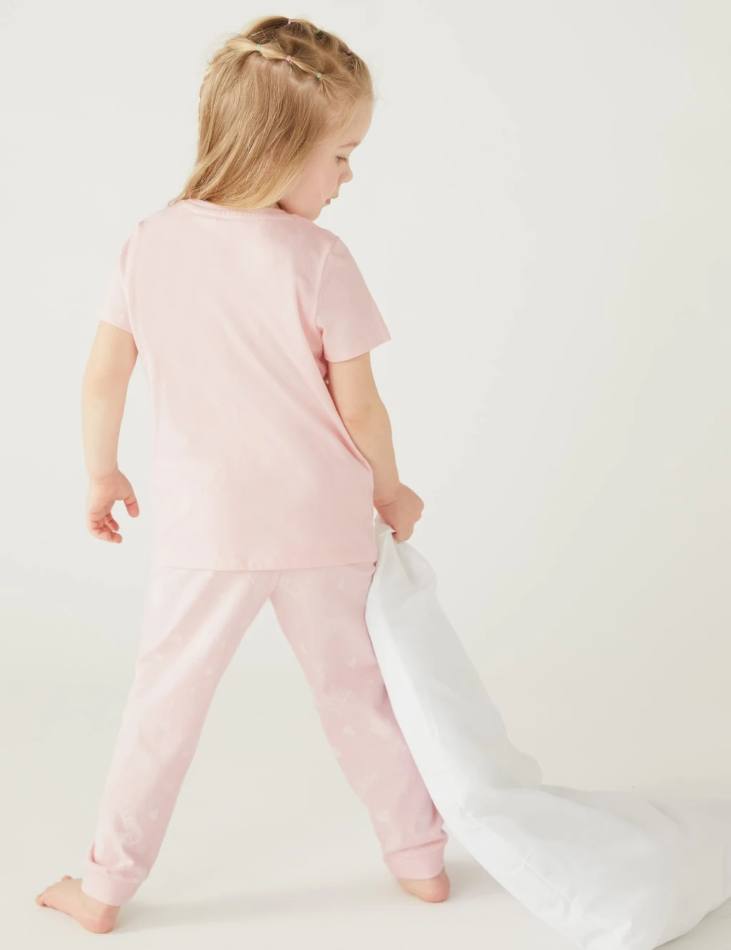 Disney Princess™ Kindness Slogan Pyjamas (2-10 Yrs) 3 Disney Princess™ Kindness Slogan Pyjamas (2-10 Yrs) - Image 3