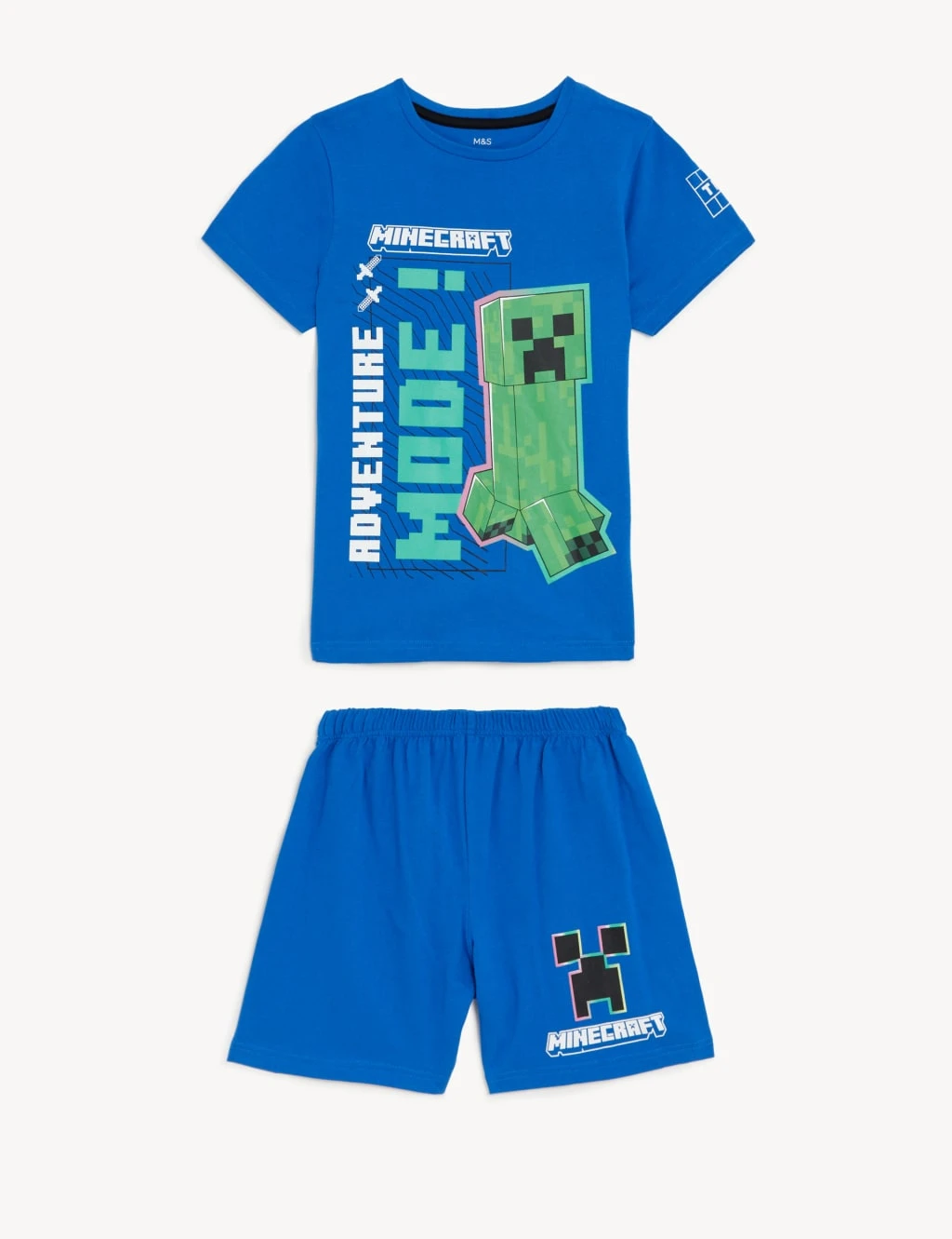 Minecraft™ Short Pyjama Set (6-15 Yrs) 2 Minecraft™ Short Pyjama Set (6-15 Yrs) - Image 2