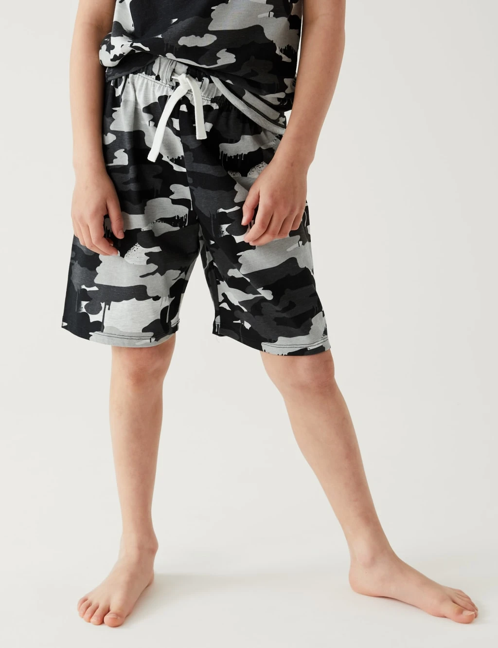 2pk Cotton Rich Camouflage Short Pyjama Set (6-16 Yrs) 4 2pk Cotton Rich Camouflage Short Pyjama Set (6-16 Yrs) - Image 4