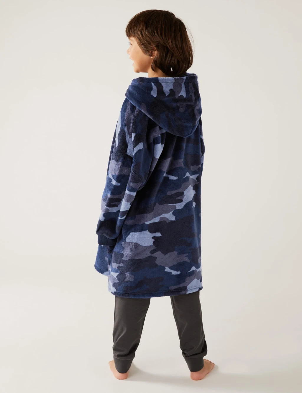 Fleece Camouflage Oversized Hoodie (7-16 Yrs) 5 Fleece Camouflage Oversized Hoodie (7-16 Yrs) - Image 5