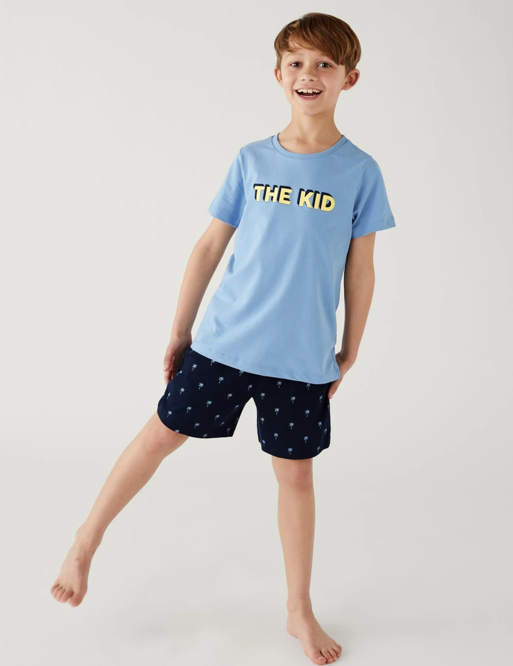 Pure Cotton The Kid Slogan Short Pyjama Set (1 - 16 Yrs) 1 Pure Cotton The Kid Slogan Short Pyjama Set (1 - 16 Yrs)