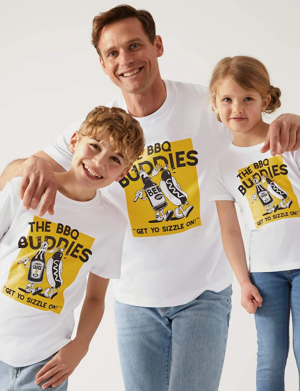 Pure Cotton Mini Me BBQ T-Shirt (6 - 16 Yrs) 5 Pure Cotton Mini Me BBQ T-Shirt (6 - 16 Yrs) - Image 5