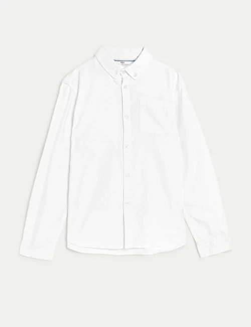 Pure Cotton Oxford Shirt (6-16 Yrs)