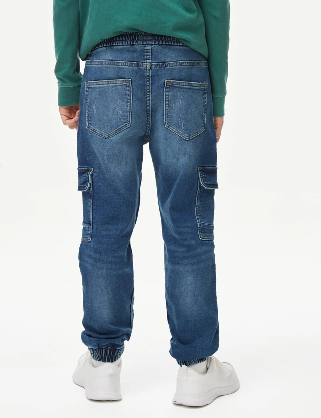 Denim Cargo Joggers (6-16 Yrs) 5 Denim Cargo Joggers (6-16 Yrs) - Image 5